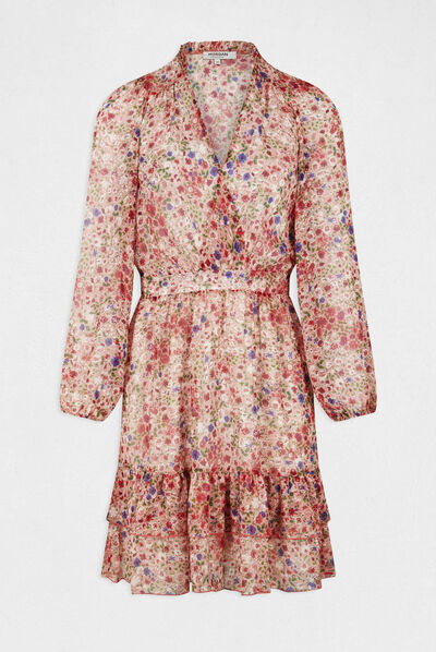 A-line dress with floral print multico ladies'