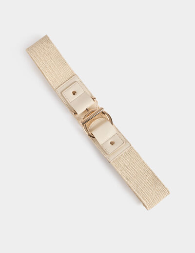 Elasticised braided belt sand women