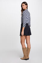 Long-sleeved blouse white women