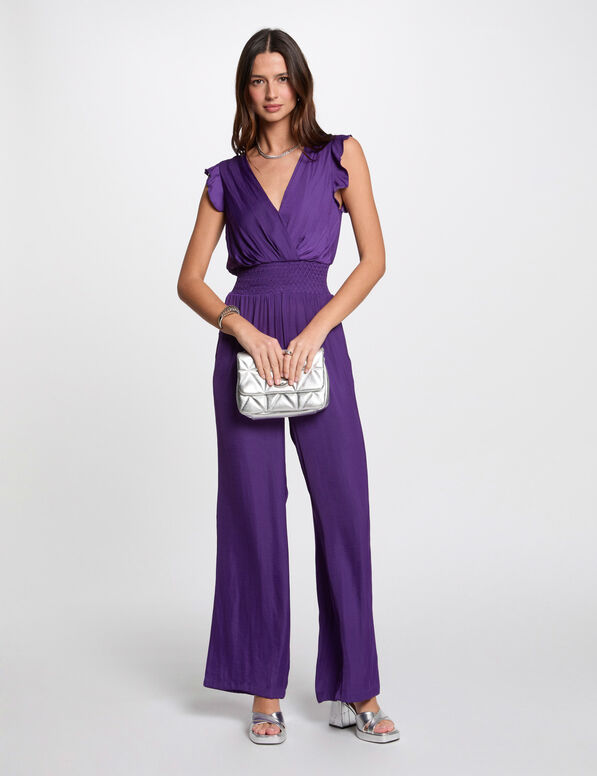 loose jumpsuit purple women Loose jumpsuit purple women