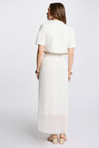 Short-sleeved bolero white women