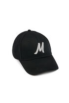 Casquette brodée M noir femme