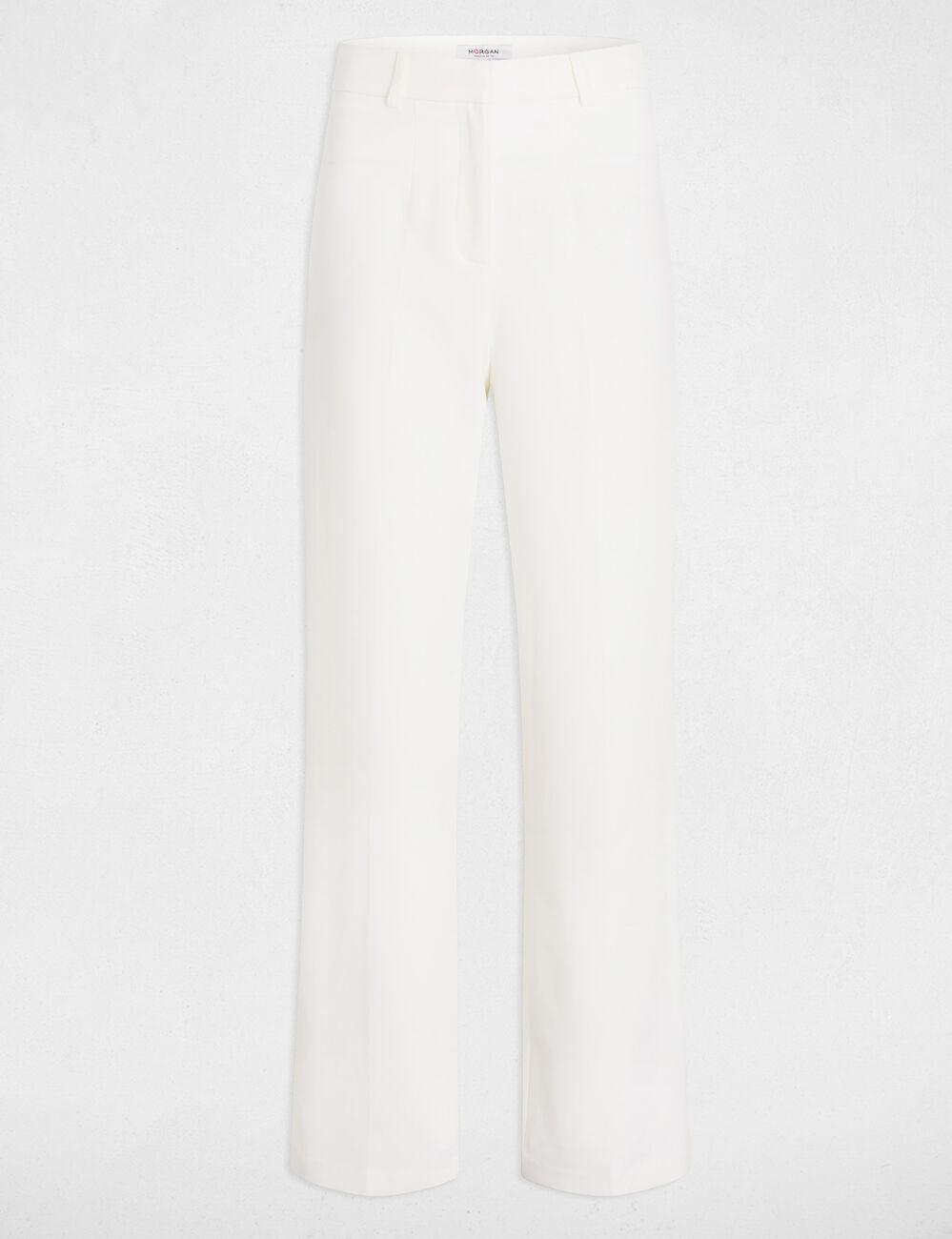 Straight trousers with darts white women