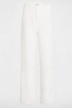 Straight trousers with darts white women