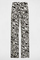 Printed loose trousers black women