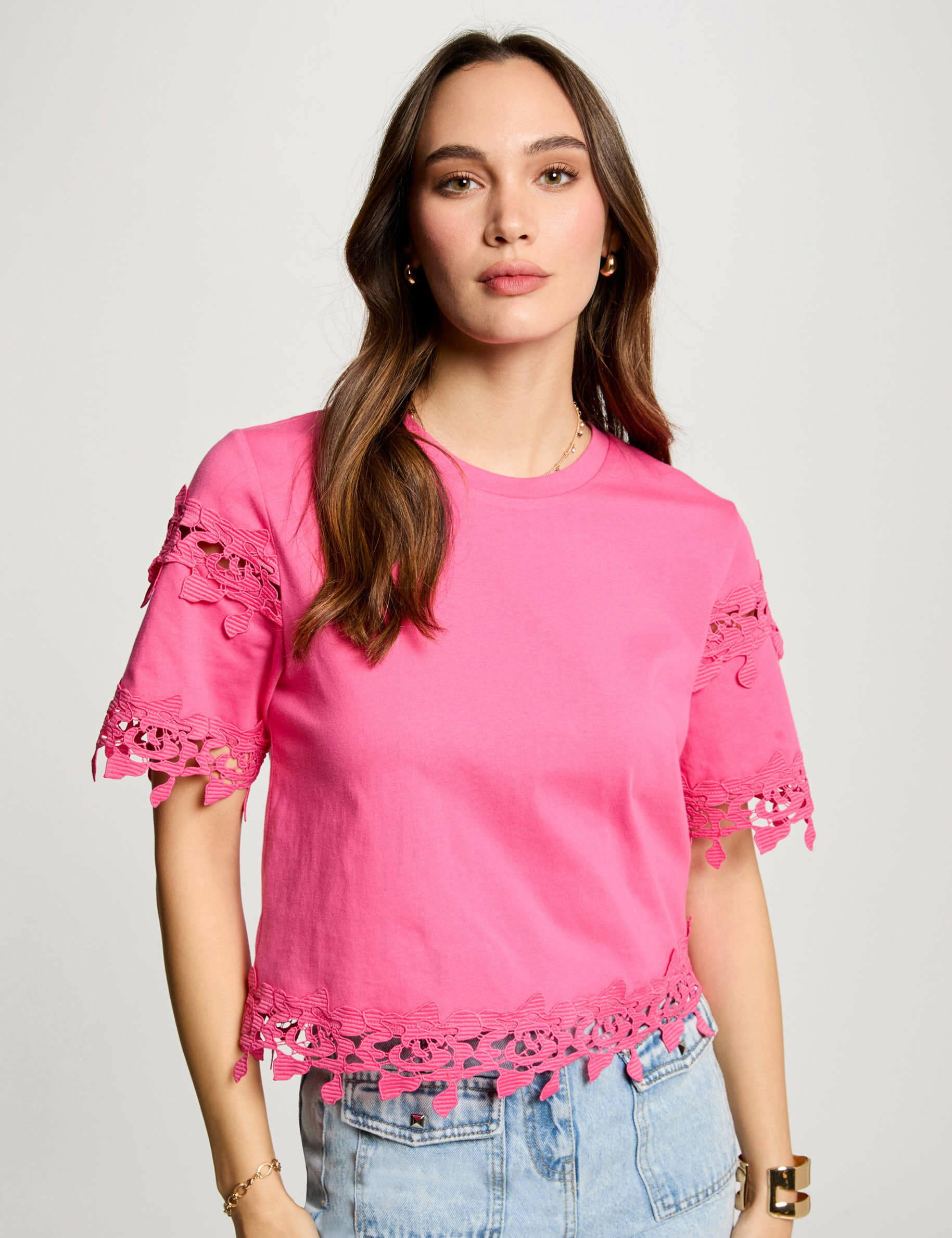 Tops and T-shirts Pink | Morgan
