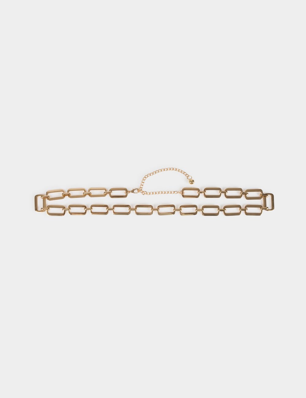 Ceinture chaîne jaune or femme