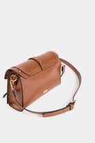Bag with studs brown women