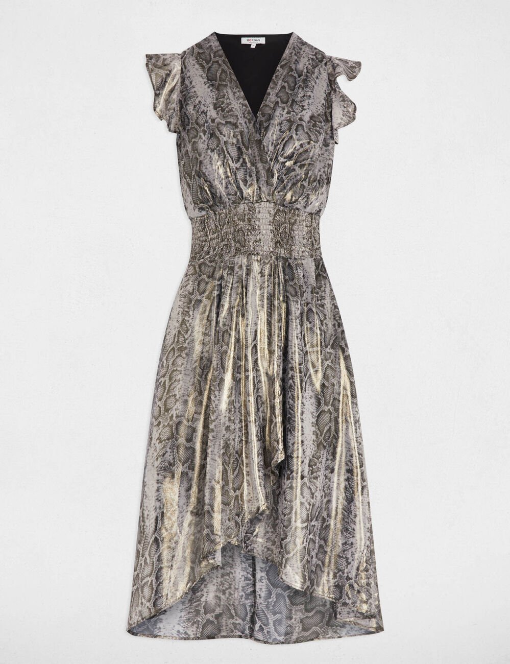 Robe longue cache c¿ur multicolore femme