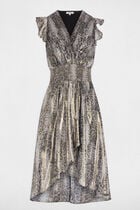 Robe longue cache c¿ur multicolore femme