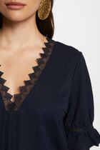 Short-sleeved t-shirt navy women