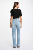 Short-sleeve sweater black women