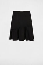 Striped mini skirt black women