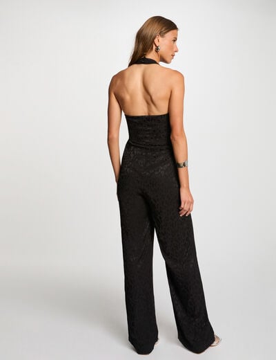 Jumpsuit with V-neck black women