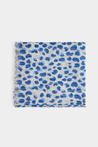 Scarf with polka dot print multicolor women