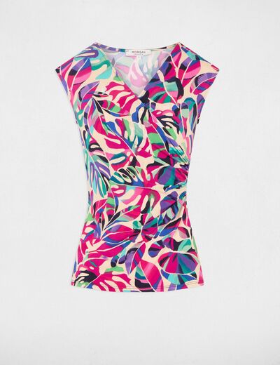 Short-sleeved t-shirt multicolor women