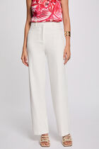Straight trousers with darts white women