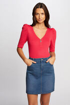 Short denim skirt stone denim women