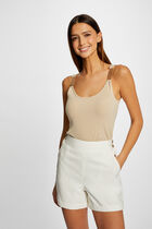 Vest top straps with ornaments sand women