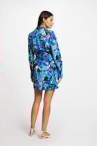 Robe courte imprimé floral multico femme