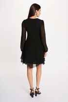 Short wrap dress black women
