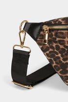 Sling bag leopard print multicolor women