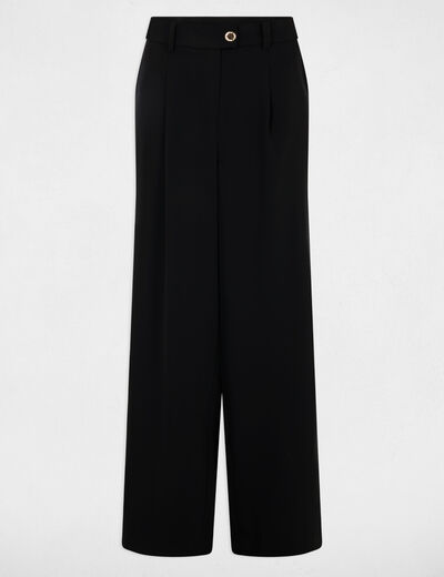Loose flare trousers black women