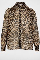 Printed voile shirt multicolor women