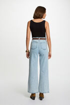 Sleeveless vest top black women
