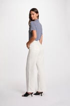 Short-sleeved blouse white women