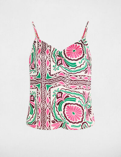 Thin strap top multicolor women