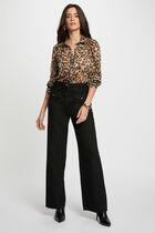Printed voile shirt multicolor women