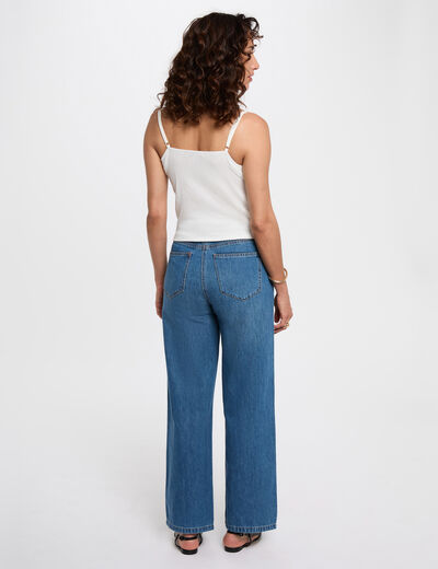 Vest top thin straps white women