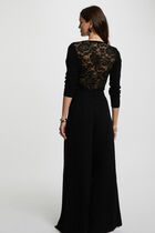 Pull manches longues noir femme