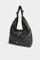 Half moon bag with bows black women