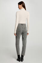 Long-sleeved jumper turtleneck ivory women