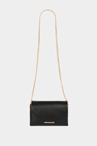 Crossbody bag in faux leather black women
