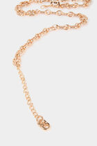 Thin chain belt gold yellow women