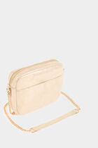 Quilted bag gold yellow women