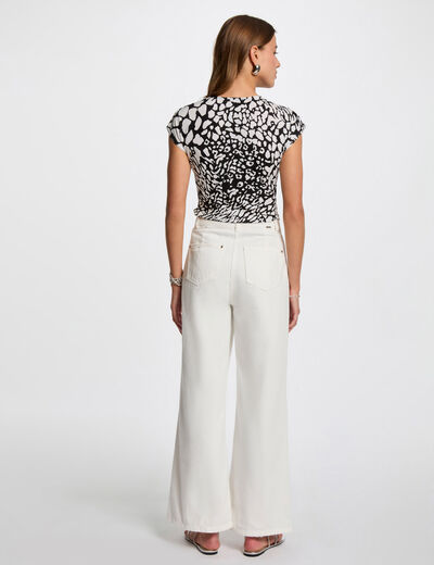 Short-sleeved t-shirt white women