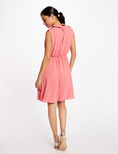 Sleeveless loose A-line dress pink women
