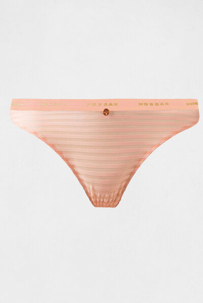Lace brief pink ladies'