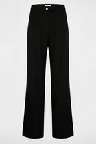 Flare trousers with darts black women