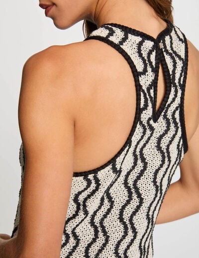 Printed maxi straight dress multicolor women