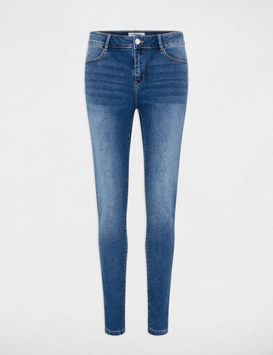 Standard waisted slim jeans stone wash denim women