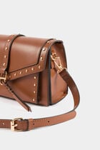 Bag with studs brown women