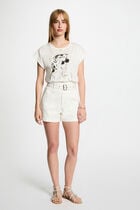 T-shirt with message white women