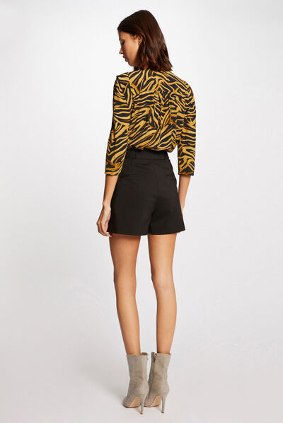3/4-length sleeved shirt abstract print multico ladies'