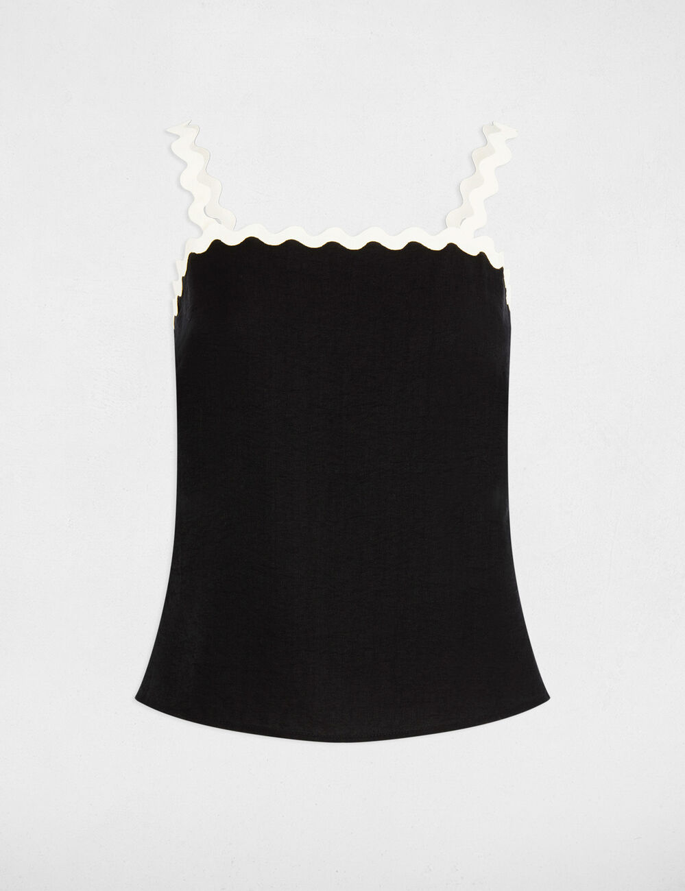 Fitted top black women