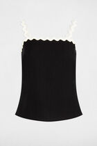 Fitted top black women